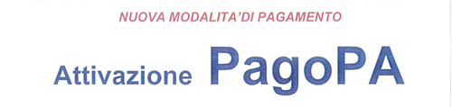 Attivazione PagoPA per i pagamenti dei servizi scolastici