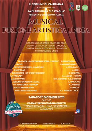 CONCERTO DI NATALE “ Musical: Fusione Artistica Unica ”